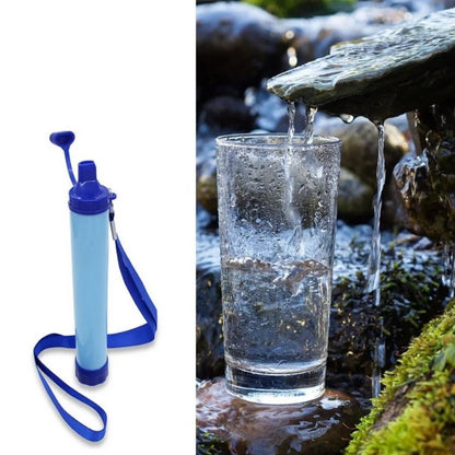 Portabelt vattenfilter för camping & överlevnad