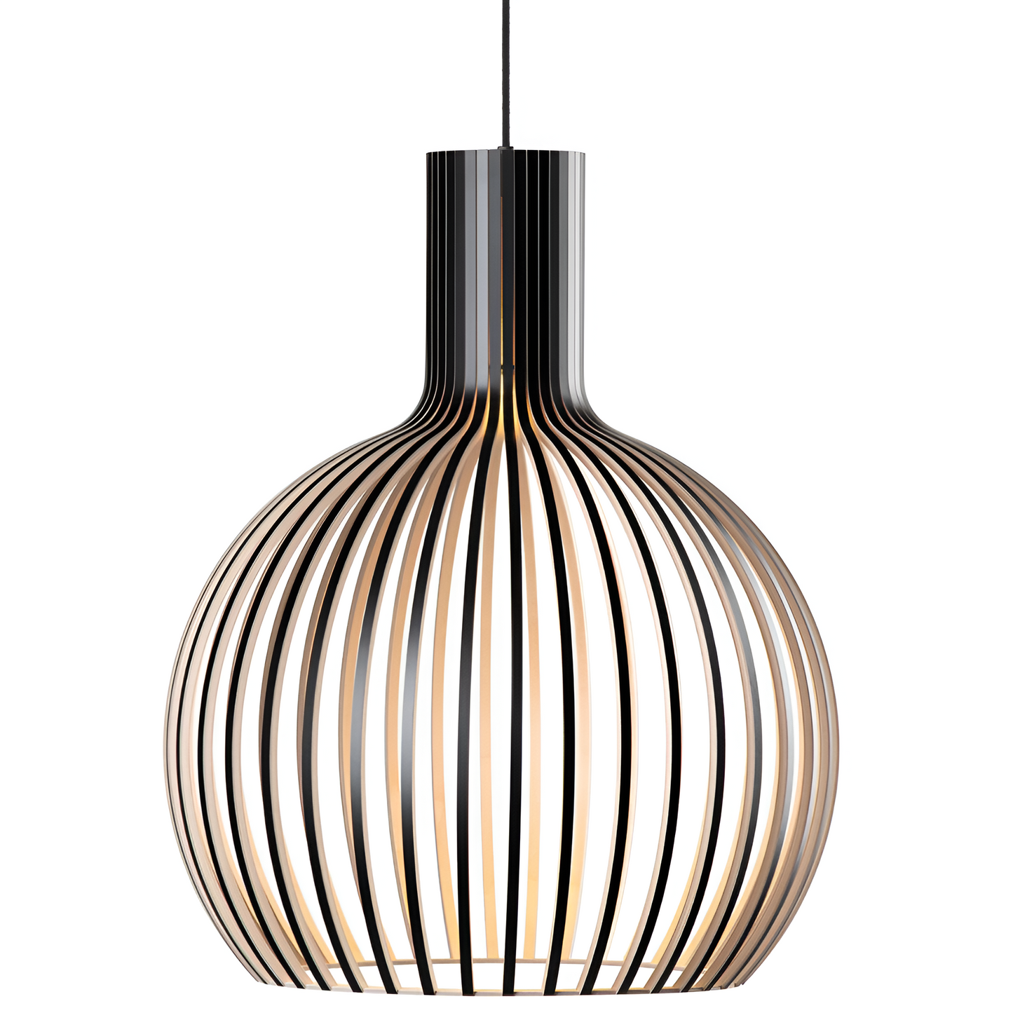 Woodie Taklampa – Vintage Taklampa i Trä med Rustik Design för Vardagsrum