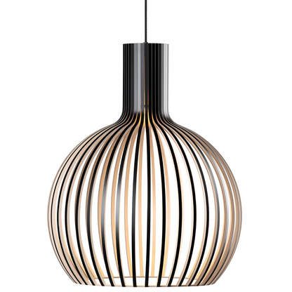 Woodie Taklampa – Vintage Taklampa i Trä med Rustik Design för Vardagsrum