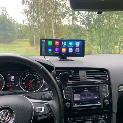 RumluxPlay - Smart bilskärm med Apple CarPlay/Android Auto för alla bilar (2026 modell)