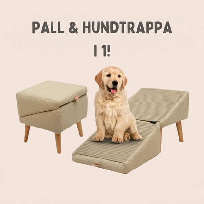 Hundtrappa & Pall 2-i-1