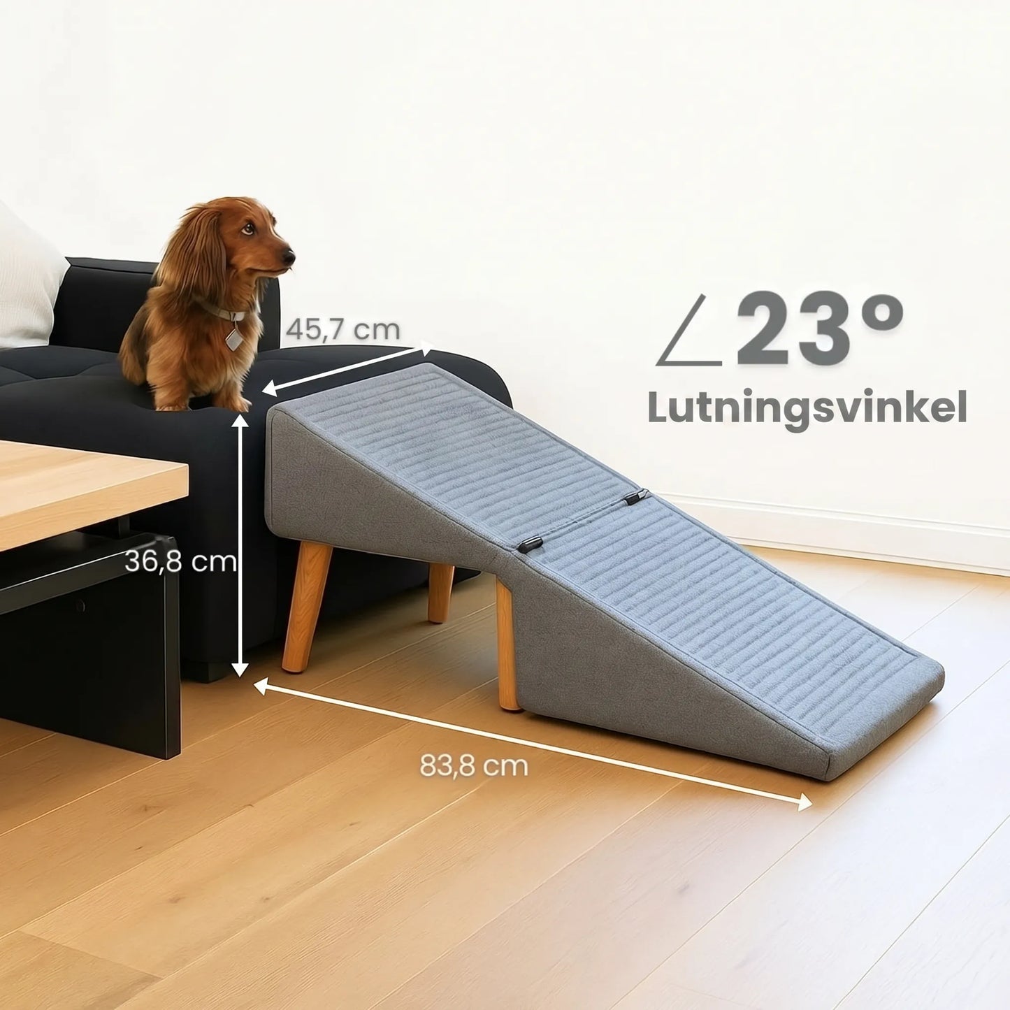 Hundtrappa & Pall 2-i-1