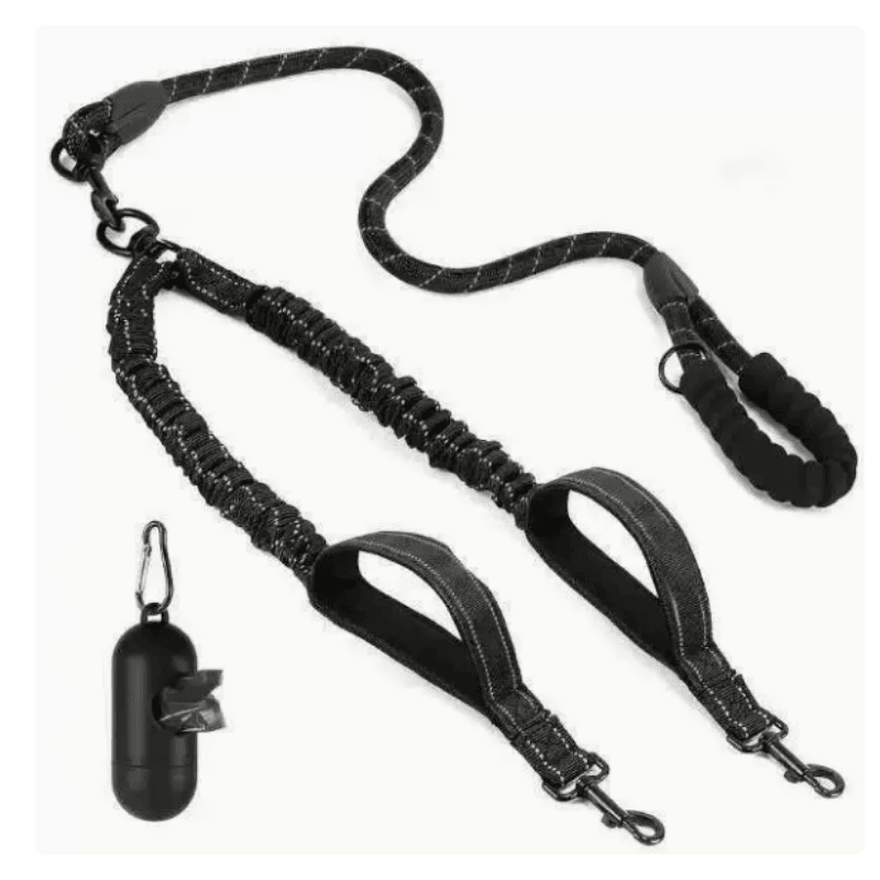 Dubbelkoppel hund med reflex och extra kontroll