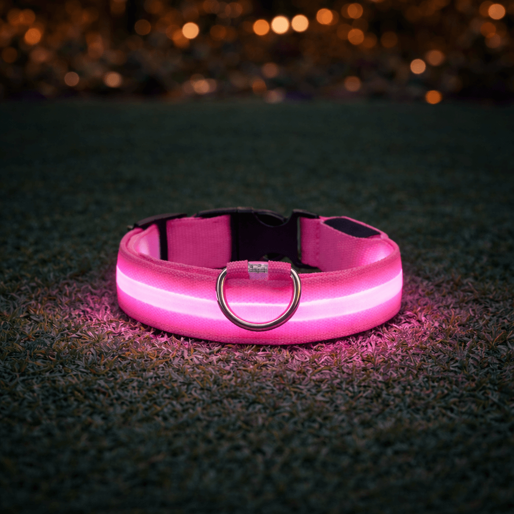 Laddningsbart LED Halsband för Hund