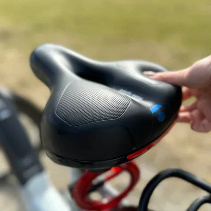 Mjuk Cykelsadel med Stötdämpning – Bekväm för Alla Underlag