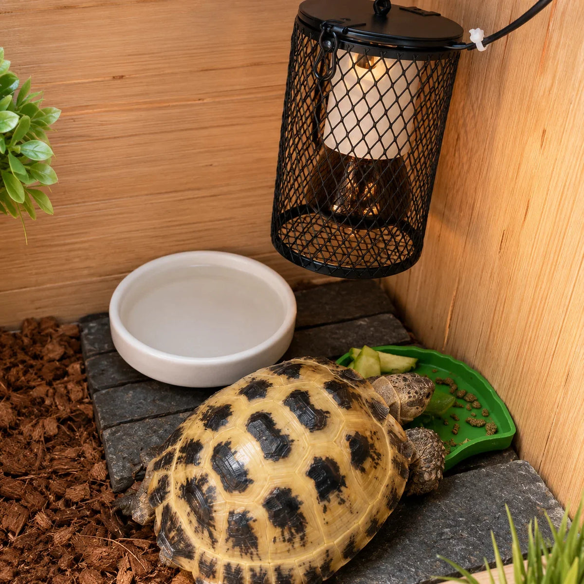 Keramisk Värmelampa för Terrarium – Svart Värmeemitter för Reptiler