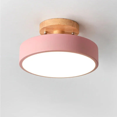 Modern Industriell LED Taklampa – Metall & Akryl