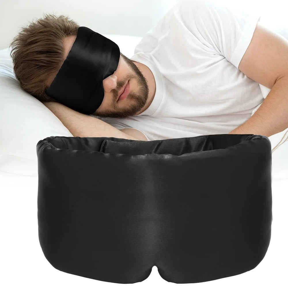 Silkesmjuk Blackout Sovmask