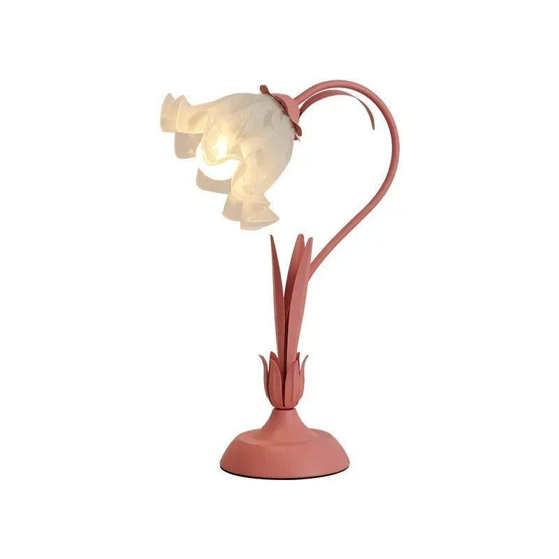 Fransk Blomster Bordslampa LED