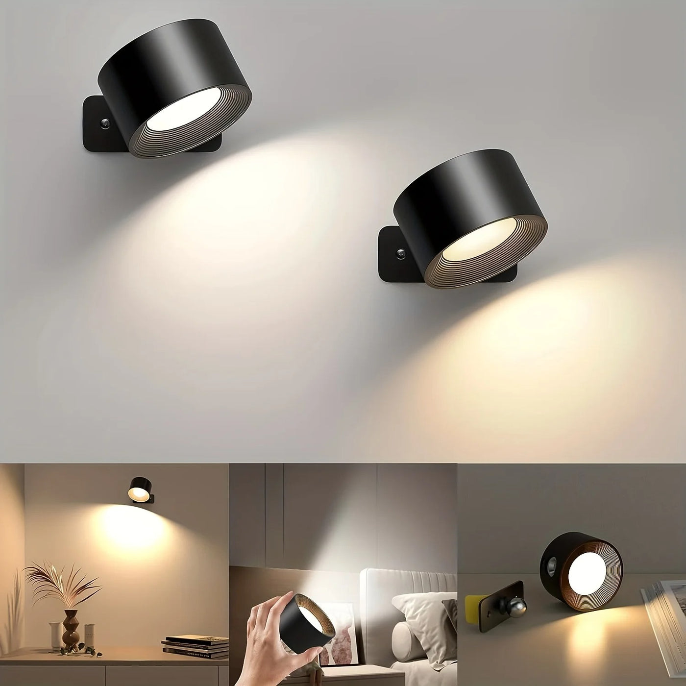 LumaFlex Vägglampa LED Trådlös & Magnetisk med Dimmer