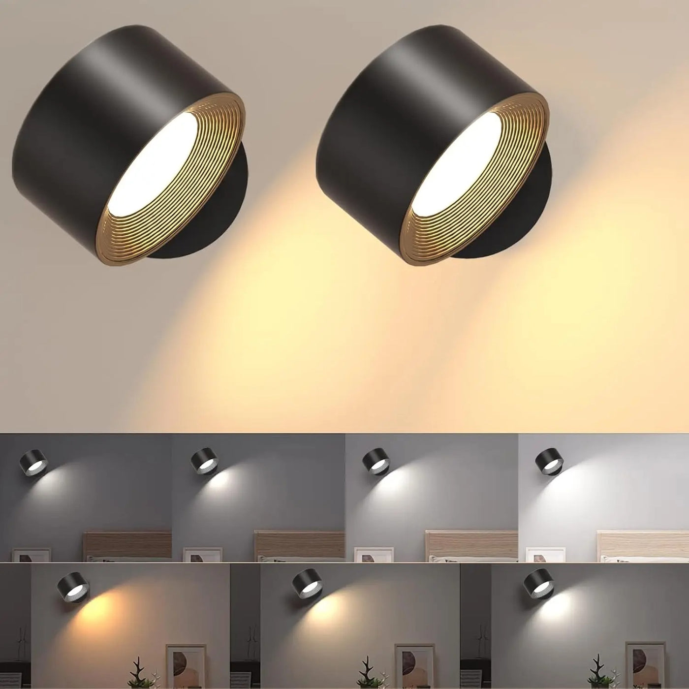 LumaFlex Vägglampa LED Trådlös & Magnetisk med Dimmer