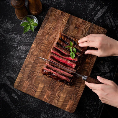 Lyxig Teak Skärbräda