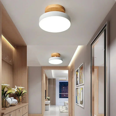 Modern Industriell LED Taklampa – Metall & Akryl