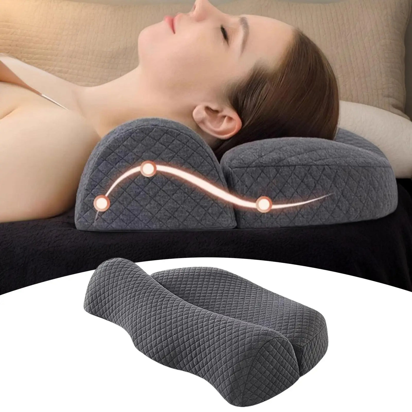 Sovkudde för Nackstöd Memory Foam