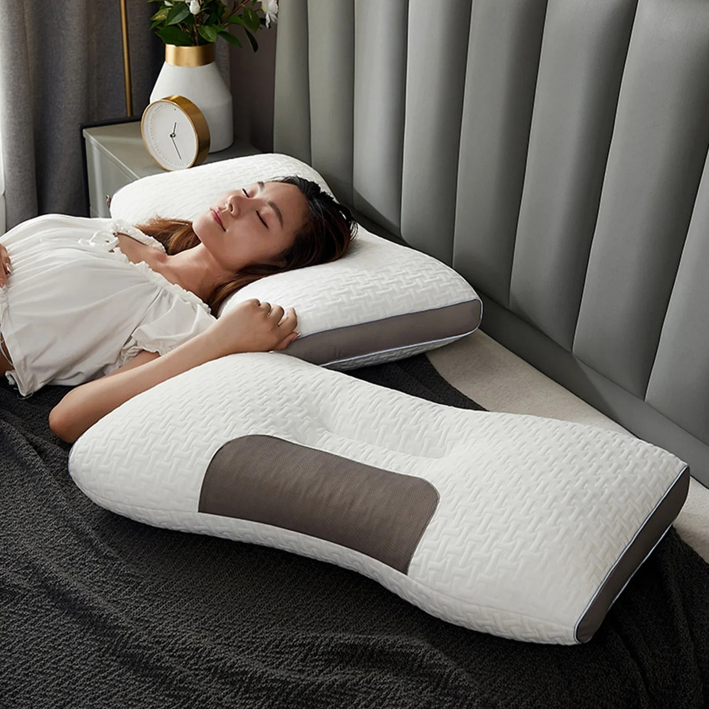 Ergonomisk Massagekudde i Memory Polyester