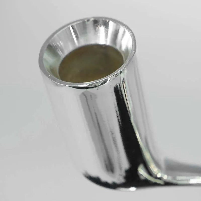 Kromad Ljusstake i Tvinnad Form