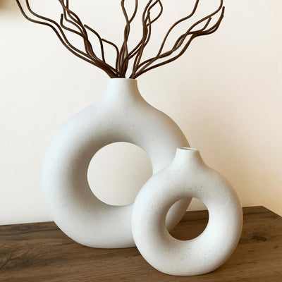 Nordisk Donut Vas i Keramik