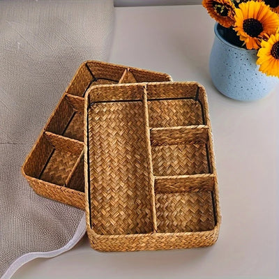 Rattan Förvaringskorg – Handgjord Organizer