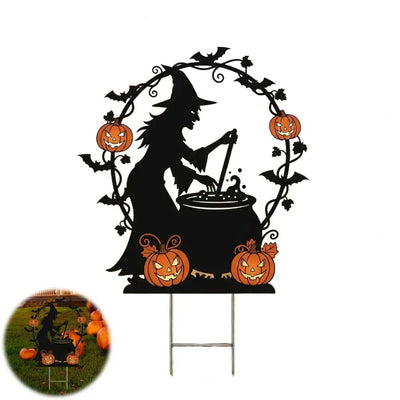 Halloween Häxdekoration för Trädgård – Metall