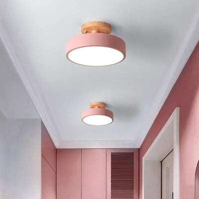 Modern Industriell LED Taklampa – Metall & Akryl
