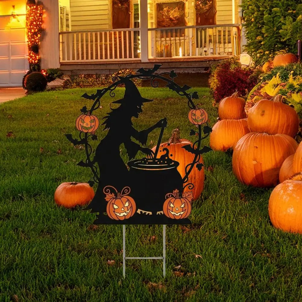 Halloween Häxdekoration för Trädgård – Metall