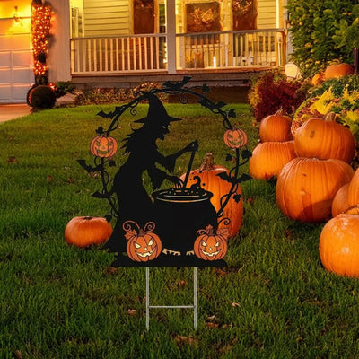 Halloween Häxdekoration för Trädgård – Metall