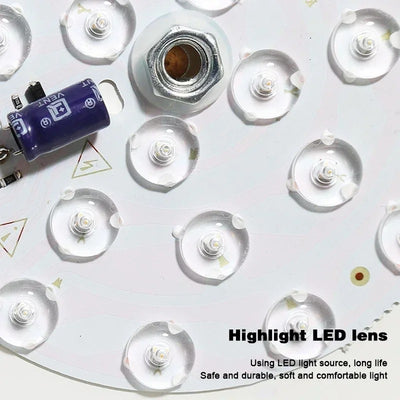 Modern Industriell LED Taklampa – Metall & Akryl