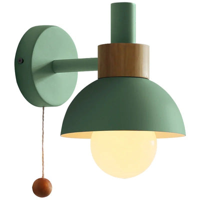 Nordisk Vägglampa Glasglob – Snygg LED Väggbelysning för Vardagsrum & Sovrum