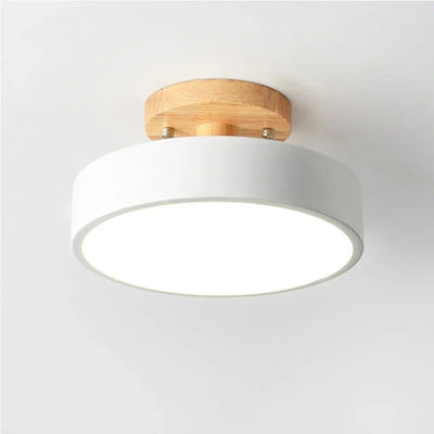 Modern Industriell LED Taklampa – Metall & Akryl