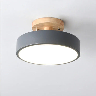 Modern Industriell LED Taklampa – Metall & Akryl