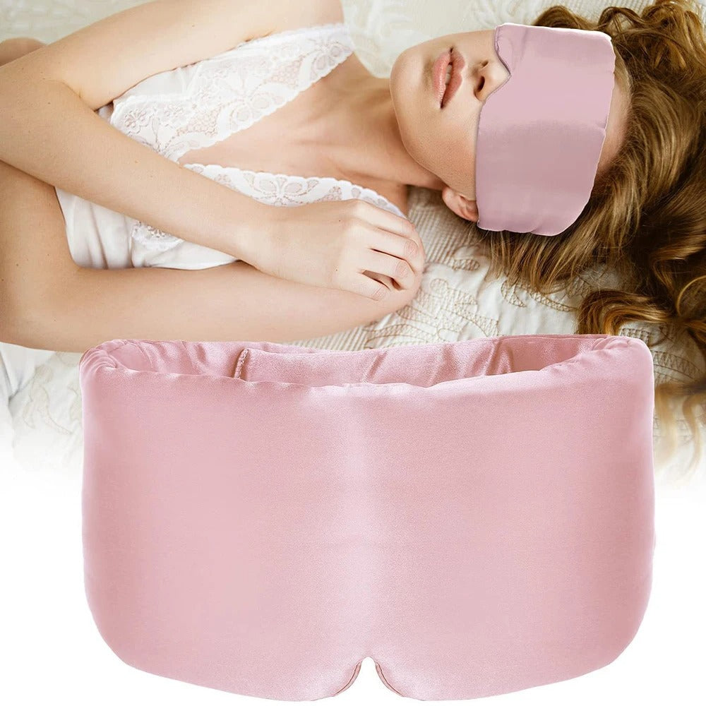 Silkesmjuk Blackout Sovmask