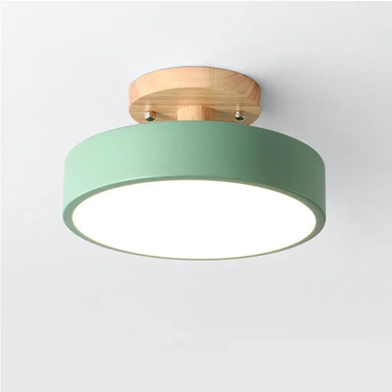 Modern Industriell LED Taklampa – Metall & Akryl