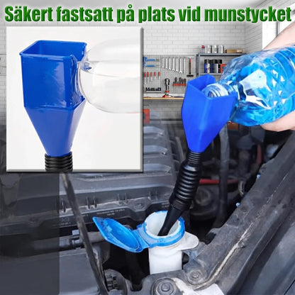 Bränsletratt med snap-on fäste