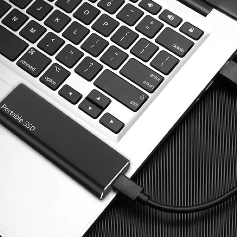 4 TB Extern Hårddisk - Ultra Tunn USB-C Lagring