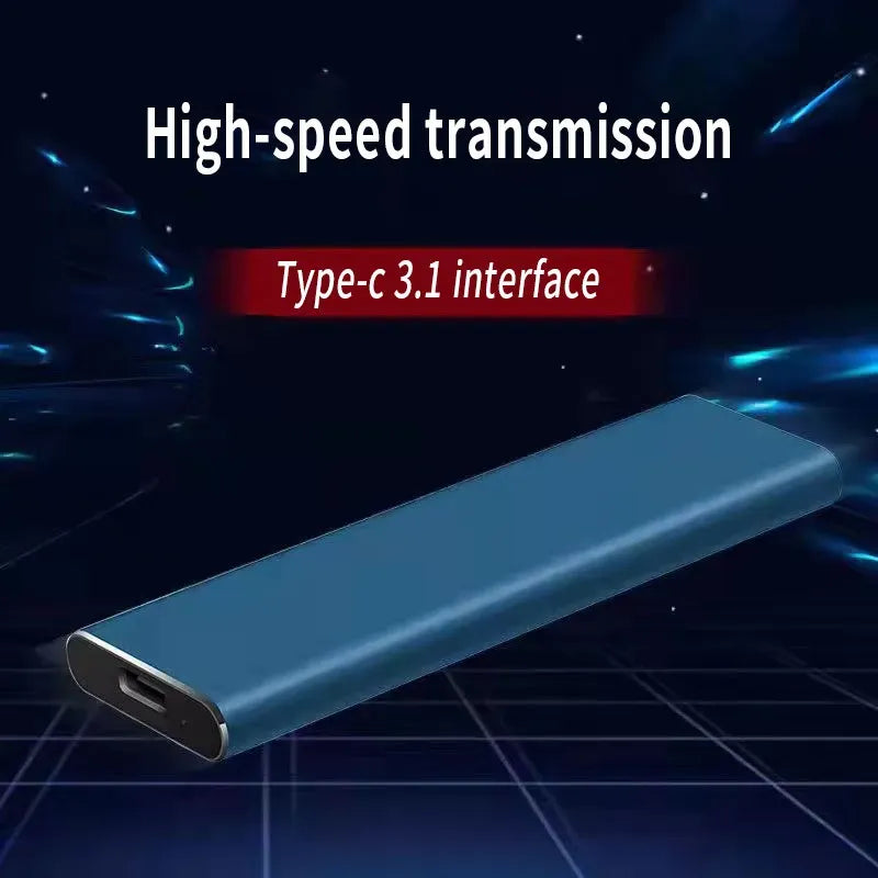 4 TB Extern Hårddisk - Ultra Tunn USB-C Lagring
