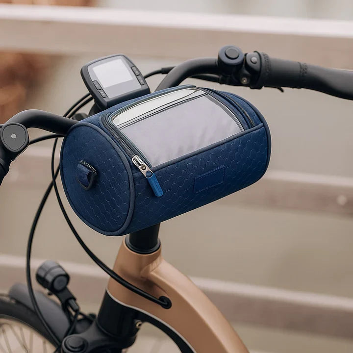 Styrväska för cykel | Mobilhållare med touch | Vattentålig | Styrskydd