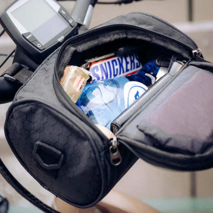 Styrväska för cykel | Mobilhållare med touch | Vattentålig | Styrskydd